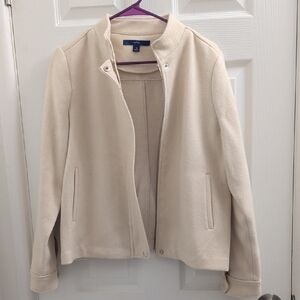 Apt. 9 Off-White Fleece Jacket